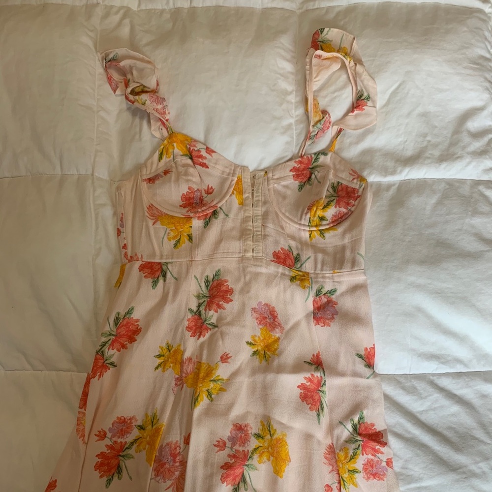 ASTR revolve lulus pink floral dress small